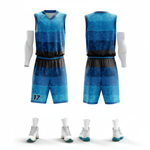 Hot Selling Custom Sublimation Reversible Basketball Jersey Set Quick Dry Polyester Basketball Uniform with Custom Name Number L - Product Image 4
