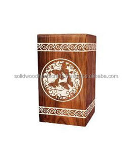 Urnas de cremación de madera de nuevo diseño para urnas de madera para adultos Urnas funerarias Tamaño personalizado Suministros funerarios - Product Image 2