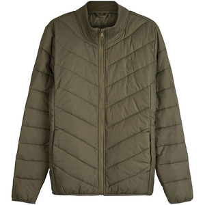 Chaqueta Clásica de Plumón para Hombre al por Mayor, Chaqueta de Invierno Cálida con Logotipo Bordado de Diseñador, Estilo Corto - Product Image 4