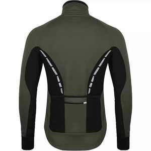 Maillots de Ciclismo Unisex para Invierno, Reflectantes, Cortavientos de Tejido Softshell, Secado Rápido, Transpirables, Ligeros y Ecológicos - Product Image 5