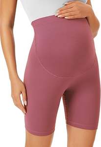 Shorts de Maternidad para Yoga, Ajustados, Sin Costuras, Compresivos, para Ciclismo, Ejercicio, Fitness, Elásticos, Transpirables, para Embarazo - Product Image 2