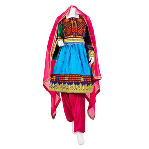El Mejor Vestido Étnico Tribal Banjara Vintage, Vestido Kutchi Afgano/Pakistaní, Vestido Tradicional Multicolor para Fiesta Kutchi - Product Image 2