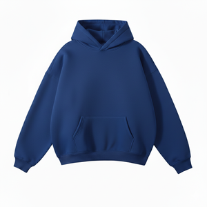 Sweat à capuche oversize pour homme, style streetwear, coupe lâche, 100 % coton, chaud pour l'hiver, avec poches - Product Image 1