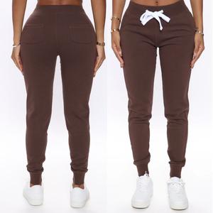 Pantalon de sport ample sur mesure, couleur unie, en molleton épais, coupe droite, et pantalon de survêtement décontracté, automne-hiver - Product Image 4