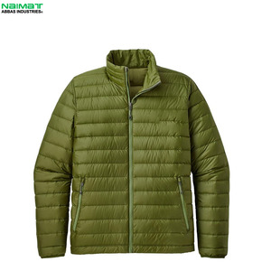 Minimalist Clean Look Plain Puffer <b>Jacket</b> Men Solid Color Warm Padded Casual Daily Wear <b>Winter</b> Parka - Product Image 3