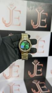 Reloj de Pulsera de Cuarzo para Hombre, de Lujo, en Acero Inoxidable Miyota, con Escala Romana, Cristal con Incrustaciones de Diamantes, 41mm, Resistente al Agua - Product Image 2