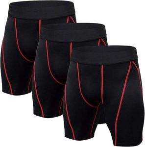 Men's Mid Waist Compression <b>Shorts</b> Solid Black Breathable <b>Spandex</b> Cotton Elastic Waist Casual Knitted <b>Shorts</b> - Product Image 6