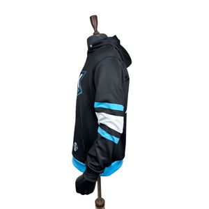 Sudadera con Capucha Personalizada al por Mayor de Fábrica para Hombre, Corte Regular, Tejido de Spandex/Poliéster Transpirable, Estampado de Goma en Relieve en la Parte Delantera - Product Image 4