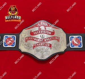 Ceinture de championnat de lutte NWA TV Heavyweight pour adultes, en alliage de zinc, doublure en cuir PU 2mm/4mm, personnalisable, confortable, haute qualité - Product Image 1