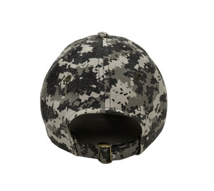 Wholesale Custom Embroidered Baseball <b>Cap</b> Digital <b>Camo</b> Script Logo Hat 5 Panel Mid Profile Curved Bill High Quality - Product Image 3