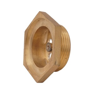 Élément chauffant électrique à bride robuste en laiton poli Lucky Brass, 2 pouces BSP, 6 trous, pour tuyaux de 8,5 mm, usage en construction - Product Image 2