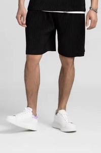 Pantalones Cortos Bermuda para Hombre, Cintura Elástica Media, 100% Algodón, Sólidos, Tejido Transpirable, Logotipo Frontal, Secado Rápido - Product Image 6