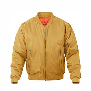 Chaqueta de burbuja OEM personalizada de alta calidad para hombre, cuello levantado, informal, Otoño Invierno, lana/poliéster de talla grande - Product Image 4