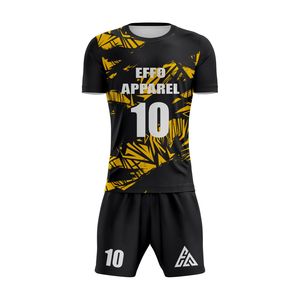 Vêtements de football imprimés numériquement, personnalisables avec votre propre logo, ensembles d'uniformes de football, prix de gros, uniformes de football pour hommes - Product Image 3