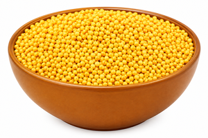 Graines de moutarde jaunes Aqua Vriksha Premium |   Graines de moutarde indiennes entières naturelles pour la cuisine, les cornichons et les mélanges d'épices - Product Image 5