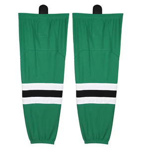 Chaussettes de hockey sur glace 100% polyester sur mesure, impression par sublimation, absorbantes, antibactériennes, personnalisez le nom de votre équipe - Product Image 1