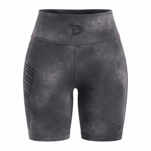 Shorts Casuales de Cintura Baja para Mujer, Transpirables, Ecológicos, de Punto, con Spandex y Algodón, Corte Regular, Logotipo en la Pierna Izquierda, Cordón Ajustable - Product Image 1