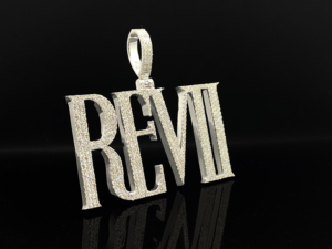 Colgante Unisex Personalizado de Aleación con Diseño de Corona Icónica de Hip Hop Cristiano con Diamantes CZ para Hombre - Product Image 3