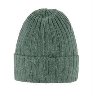 White Label Manufacturing Beanies <b>Cap</b> <b>Plain</b> Knit Blank Hats Bulk Tailor-Made Cold Weather Beanies <b>Cap</b> Custom Logo - Product Image 3