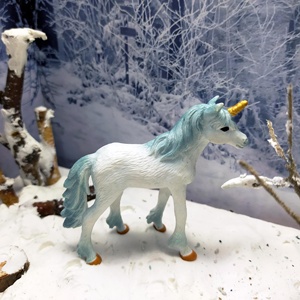 Venta caliente miniatura PVC simulación animales sólidos figura muebles juguetes de búho unicornio alce para niños - Product Image 3