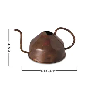 Luxury Handmade Metal Watering Can World Trending Indoor Plant Care ToolAntique Finish Watering Can Handmade Metal Craft - Product Image 1