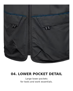 Lightweight Polyester High-Visibility Leisure <b>Utility</b> <b>Vest</b> for Men | MARK MK-264 OEM/ODM Korean Brand - Product Image 6