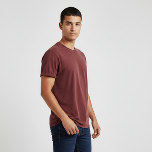 T-shirt de luxe 100% coton, grandes tailles, pour hommes, personnalisable avec broderie, surdimensionné, épais, unisexe, en jersey - Product Image 1