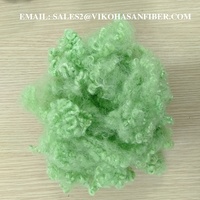 Vikohasan 15D HCS Green GRS Fibre synthétique recyclée 3D Siliconized Oeko-Tex fibre discontinue polyester antistatique de qualité approuvée
