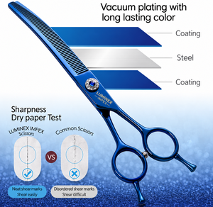 Premium Pet Grooming <b>Scissors</b> Set – Made from High-Quality Stainless Steel, Professional <b>Dog</b> & Cat Hair Cutting Kit with Case - Product Image 3