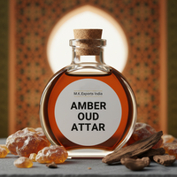 Huile d'Attar Concentrée Luxe Ambre Oud pour la Parfumerie de Niche et les Marques de Parfums Haut de Gamme