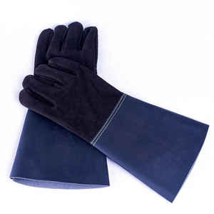 Nouveaux gants de soudeur TIG en cuir de style actuel, résistants à l'huile, à la chaleur et aux produits chimiques, de qualité supérieure - Product Image 1