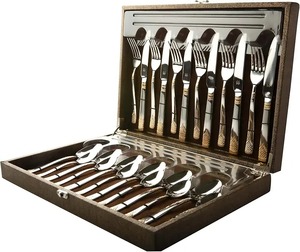 Premium Stainless Steel Cutlery Set <b>Fork</b> Spoon Knife Durable Tableware for Kitchen Dining Home Restaurant Use - Product Image 1