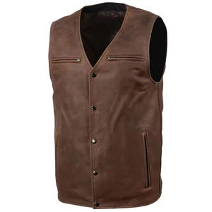 Chaleco de Cuero Unisex sin Mangas, Talla Grande, Transpirable, de Secado Rápido, para Motocicleta, Invierno, SAMROZ SPORTS, en Venta Online - Product Image 3