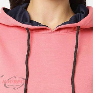 Customized New Arrival Stylish Crop <b>Top</b> Hoodie <b>For</b> <b>Women</b> With Unique Style Highly Recommended Hoodie In Wholesale Price - Product Image 4