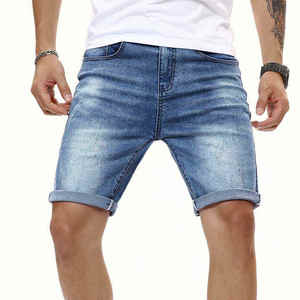 Nouveaux shorts classiques pour hommes, mode streetwear, jeans respirants, coupe ample, 100% coton, shorts en denim décontractés - Product Image 1