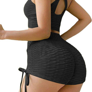 Shorts Deportivos de Secado Rápido para Mujer, Cintura Alta, Ajuste Delgado, Tela Elástica, para Gimnasio, Entrenamiento, Running, Estilo Personalizado - Product Image 6
