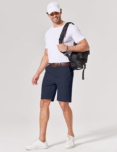 Pantalones Cortos Chino Premium para Hombre, Ropa Casual de Verano, Pantalones Cortos Chino Elásticos para Hombre, Estilo Casual Elegante, Logotipo Personalizado, Pantalones Cortos de Golf para Hombre - Product Image 1