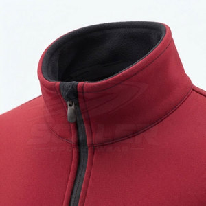 Customized High Quality Quick Dry Spandex/Polyester <b>Cycling</b> <b>Jacket</b> Long Sleeve Design Stand Collar Back Pockets for Outdoor - Product Image 4