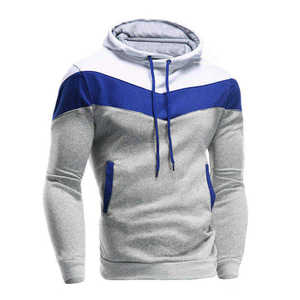Sudadera con capucha de algodón para hombre al por mayor, con logo personalizado, cremallera, forro polar premium, estilo urbano, ropa vintage de invierno - Product Image 1
