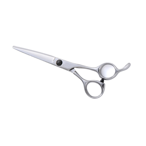 Ciseaux professionnels pour la coupe des cheveux, en acier inoxydable, à pointe arrondie, manche long, pour droitiers, ciseaux de coiffure pour salon, ciseaux de barbier - Product Image 6