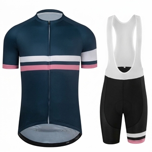 Maillot de cyclisme noir pour femme avec fermeture éclair sur le devant et ensemble de shorts assortis, respirant, manches longues, 100 % polyester, service OEM - Product Image 1