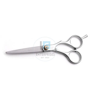 Ciseaux de barbier en acier inoxydable à prise confortable - Durables, légers, pour droitiers, service OEM - Product Image 2