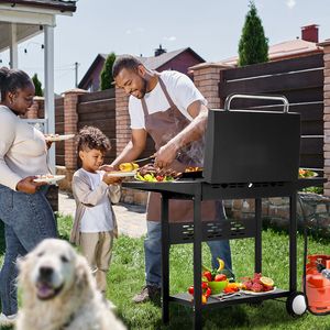3 Burner <b>Flat</b> <b>Top</b> Gas <b>Griddle</b> Station-30,000 BTU Propane Fuelled Ceramic Coated Cast Iron Cooking Pan - Product Image 2