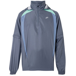 Casual Style Men Lightweight Quarter Zip Windbreaker Jacket Breathable Sports Running Pullover OEM <b>Athletic</b> Training Wear Supply - Product Image 3