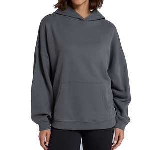 Sudaderas Ecológicas Transpirables de Color Sólido Muy Atractivas de Primera Calidad para Mujer, 100% Algodón Grueso, Personalizadas, Gran Oferta - Product Image 6