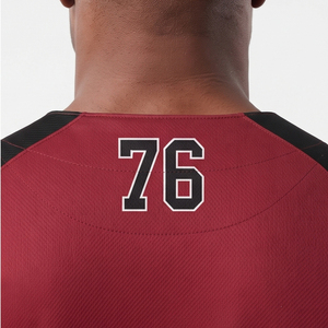 Maillot de baseball personnalisé pour homme à col en V et manches courtes avec boutons intégraux, respirant et imprimé - Product Image 4