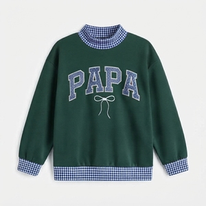 Sudadera de Cuello Alto Personalizada Mygirl, de Algodón Oversize de 160g, con Estampado de Letras, Tejido de Felpa, para Mujer, Ropa Casual de Otoño - Product Image 1