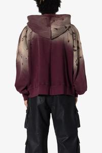 Sweat à capuche ample et respirant en molleton 100 % coton lourd, écoresponsable, style streetwear vintage pour homme - Product Image 4