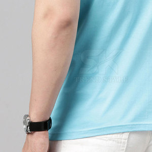 Nouveaux T-shirts Henley unis personnalisés style streetwear respirants – Vente chaude - Product Image 6