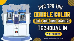 TechDual-IN Machine de moulage de semelle en PVC bicolore à haute productivité avec moteur pour les industries végétales - Product Image 4
